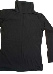 Black Turtle Neck Tshirt