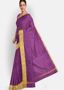 Elegant Purple Saree