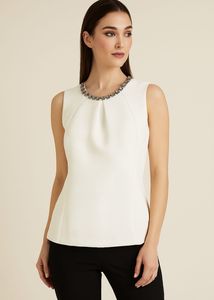 Elegant Top With Stone Detailing