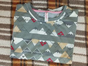 Grey  Crop Top XL