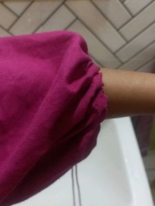 Embroidered Purple Kurta