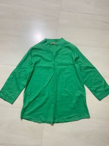 Green Tunic Style Top