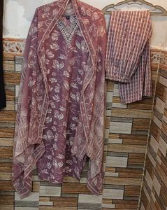 V Neck Suit Set