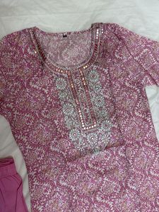 Pretty Pink Sequin+Embroidery Heavy Suit