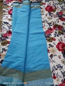 Sky Blue Saree
