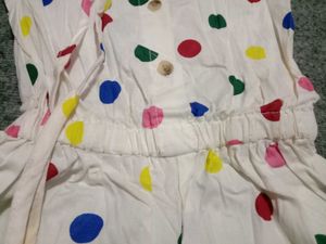 Cute Polka Dot Romper