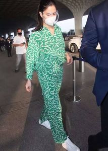Katrina Kaif Green Co-ord Set.