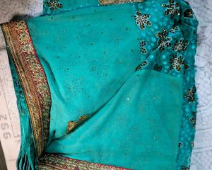 SEA GREEN SAREE