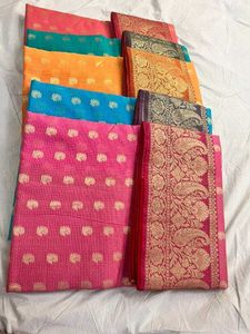 Kota check zari saree