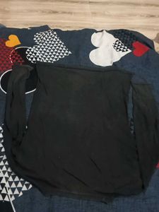 Beautiful Black Graphic Print Tee