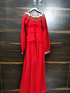 A-line Kurta Balloon Pattarn Sleeves