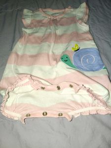 Cute Striped Baby Romper
