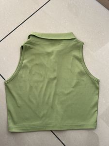 Cute Green Crop Top
