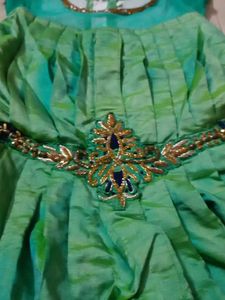 Girls Green Dress