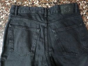 Wide Leg Black Jeans