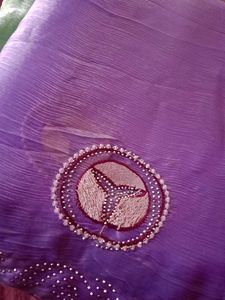 Embroidered Detail Saree