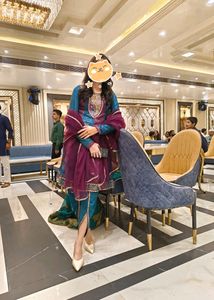 Peplum &amp; Tulip Salwar Wedding Dress