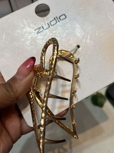 Golden Pinteresty Hair Claw Clip For Women