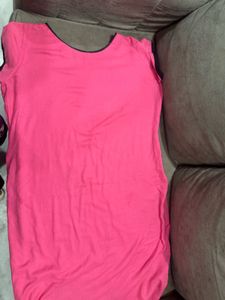 Pink Embroidered Kurta