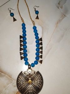 A Beautiful Blue Colour Jewellery