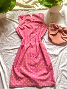 Pink Polka Dot Dress