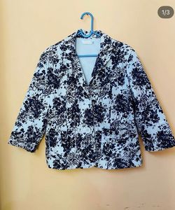 Floral Print  Blazer