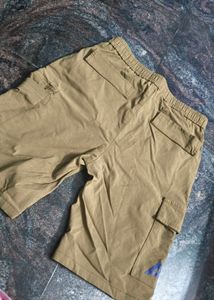 Khaki Cargo Shorts