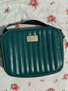 KLEIO olive Green PU Structured Slingbag