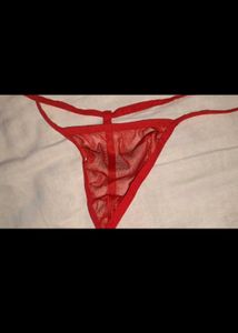 Padded Bra And Red Brief
