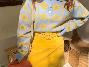 Floral Knit Sweater
