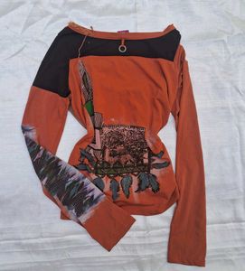 Vintage 2000s Y2k Mesh Top Printerest