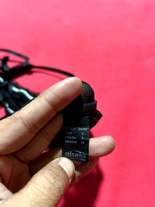 Black Lace Garter Thong – Size S