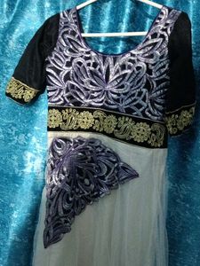 Elegant Embroidered Frock Set
