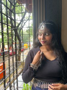 Navratri Special Garba Oxidised Jewelry Set