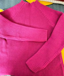DNMX Cute Knitted Pink Pullover