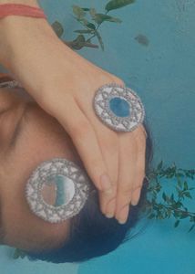 Boho Sliver Mirror Rings &amp; Bracelet Set