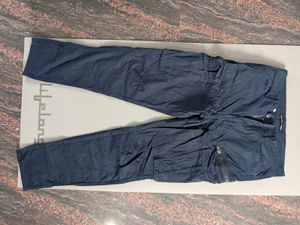 Snitch Navy Blue Cargo Trouser New W32