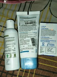 Plum Skincare Set: Toner, Face Wash, Serum