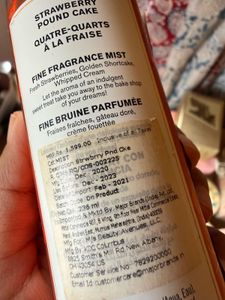 Strawberry Pound Cake decant sample BBW