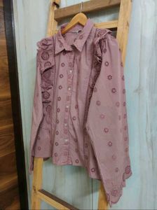 Eyelet Embroidered Blouse Bust Size-38-40