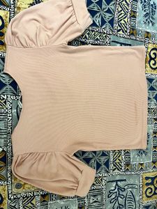 Blush Pink Puff Sleeve Top