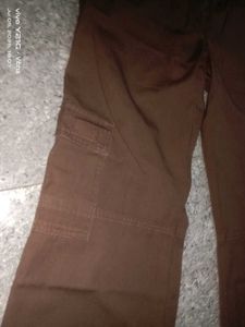 Brown Casual Pants