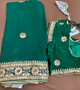 Heavy Gota Work Saree