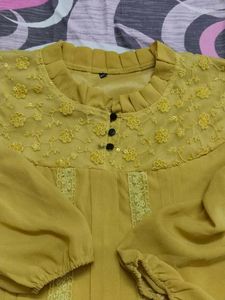 Elegant Yellow Top