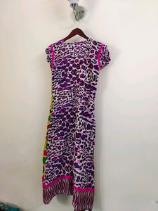 Multicolored Kurta Styled Dress