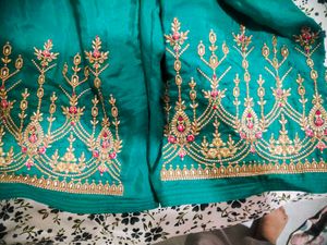Green Studded Salwar Kameez