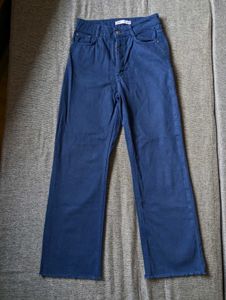 Zara indigo blue jeans