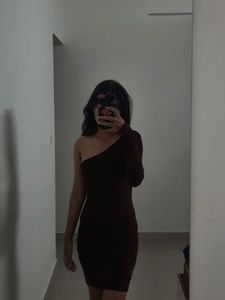 Shein One ShoulderSequin Party Dress Newme Urbanic