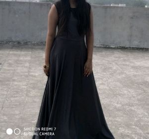 Black And Grey Gown