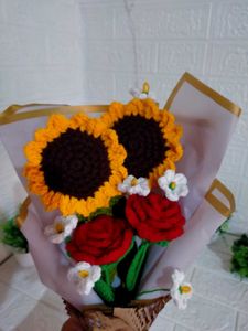 Crochet Flower Bouquet